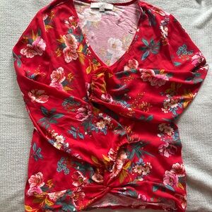 Floral LOFT Top - Size Medium